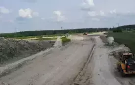 Budowa drugiej nitki objazdu Włoszczowy. 27