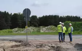 Budowa drugiej nitki objazdu Włoszczowy. 47