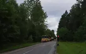 Remont drogi wojew&oacute;dzkiej w Międzylesiu. 1