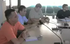 5 sierpnia 2025. Posiedzenie prezydium Zarządu Związku Miejsko-Gminnego OSP RP we Włoszczowie. 3