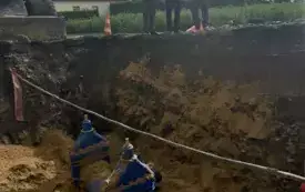  Roboty budowlane uzbrojenia studni ujęcia wody SW III w mieście. 2