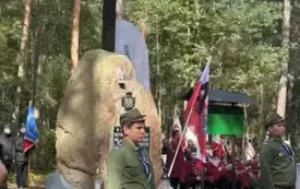 Uroczystość patriotyczna na Pękowcu. 12