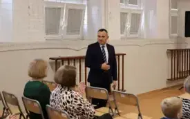 Sztandar to nie tylko tkanina, lecz idea, kt&oacute;ra uczy,  jak w codzienności nie zapominać o wartościach, kt&oacute;re tworzą naszą małą ojczyznę.  14