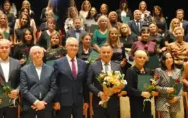 Wręczenie nagr&oacute;d z okazji Dnia Edukacji Narodowej 2025. 3