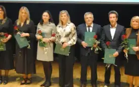 Wręczenie nagr&oacute;d z okazji Dnia Edukacji Narodowej 2025. 16