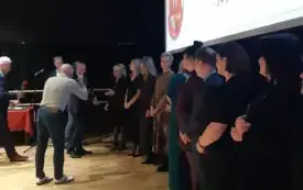 Wręczenie nagr&oacute;d z okazji Dnia Edukacji Narodowej 2025. 56