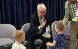 Żłobek w Łachowie gościł samorządowc&oacute;w. 9