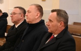 Samorządowcy ze Świętokrzyskiego u biskupa kieleckiego. 14