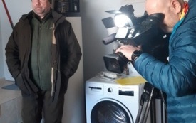 Ekipa TVP 3 Kielce u mieszkańc&oacute;w Włoszczowy.  3