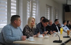 Z okazji święta gospodarzy sołectw burmistrz Grzegorz Dziubek zaprosił sołtys&oacute;w na spotkanie. 14