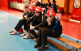  II Wojew&oacute;dzkie Halowe Młodzieżowe Zawody Sportowo-Pożarnicze we Włoszczowie. 100