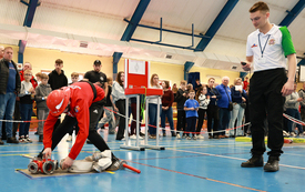  II Wojew&oacute;dzkie Halowe Młodzieżowe Zawody Sportowo-Pożarnicze we Włoszczowie. 137