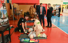  II Wojew&oacute;dzkie Halowe Młodzieżowe Zawody Sportowo-Pożarnicze we Włoszczowie. 175