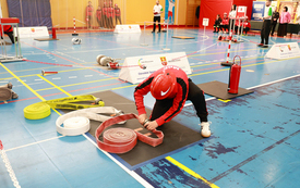  II Wojew&oacute;dzkie Halowe Młodzieżowe Zawody Sportowo-Pożarnicze we Włoszczowie. 211