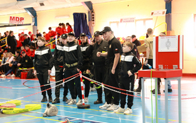  II Wojew&oacute;dzkie Halowe Młodzieżowe Zawody Sportowo-Pożarnicze we Włoszczowie. 334