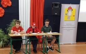 Wojew&oacute;dzki finał og&oacute;lnopolskiego turnieju wiedzy pożarniczej &bdquo;Młodzież zapobiega pożarom&rdquo;. 10