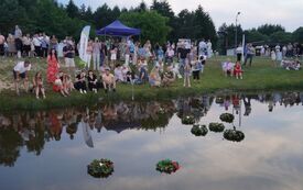 Noc Świętojańska nad zbiornikiem koło Włoszczowy. 3