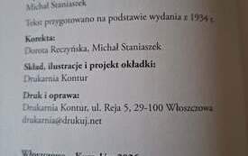Książka doczekała się wznowienia po blisko stu latach. 1