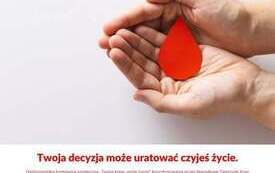 łączy nas krew, kt&oacute;ra ratuje życie plakat