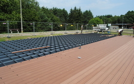 Remont molo na Klekocie juz na p&oacute;łmetku. 1