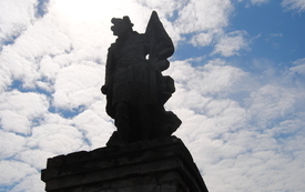 Do listopada zakończy się remont figury św. Floriana na skrzyżowaniu ulic R&oacute;żanej i Kusocińskiego we Włoszczowie. 12