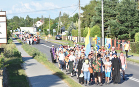 10 sierpnia Kielecka Piesza Pielgrzymka dotarła do Włoszczowy. 12
