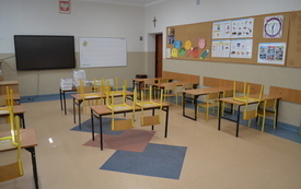 Przygotowania do nowego roku szkolnego w SP nr 2 we Włoszczowie. 2