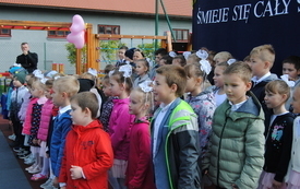 Otwarcie placu zabaw w Koniecznie. 14