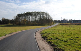 Kolejne drogi gminne wyremontowane. DRoga w Bebelnie.