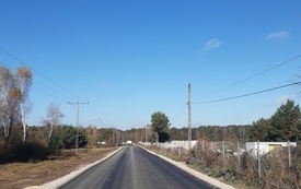 Kolejne drogi gminne wyremontowane. Droga na oczyszczalnię.