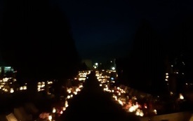 Dzień Zaduszny na cmentarzu parafialnym we Włoszczowie. 6