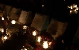 Dzień Zaduszny na cmentarzu parafialnym we Włoszczowie. 8