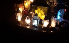 Dzień Zaduszny na cmentarzu parafialnym we Włoszczowie. 20