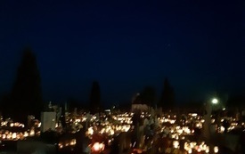 Dzień Zaduszny na cmentarzu parafialnym we Włoszczowie. 25