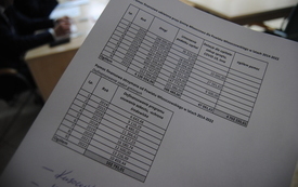 Na dzisiejszej sesji wicestarosta Łukasz Karpiński  dziękował gminie za dotychczasową partycypację zadań drogowych powiatu i prosił o dalszą wsp&oacute;łpracę. 2