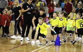 Powiat włoszczowski na igrzyskach reprezentowały przedszkolaki z&nbsp;Konieczna. 4