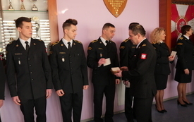 Spotkanie opłatkowe w KP PSP we Wloszczowie. 2