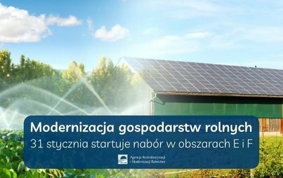 Zdjęcie do Będzie dofinansowanie na inwestycje w nawadnianie i zieloną energię