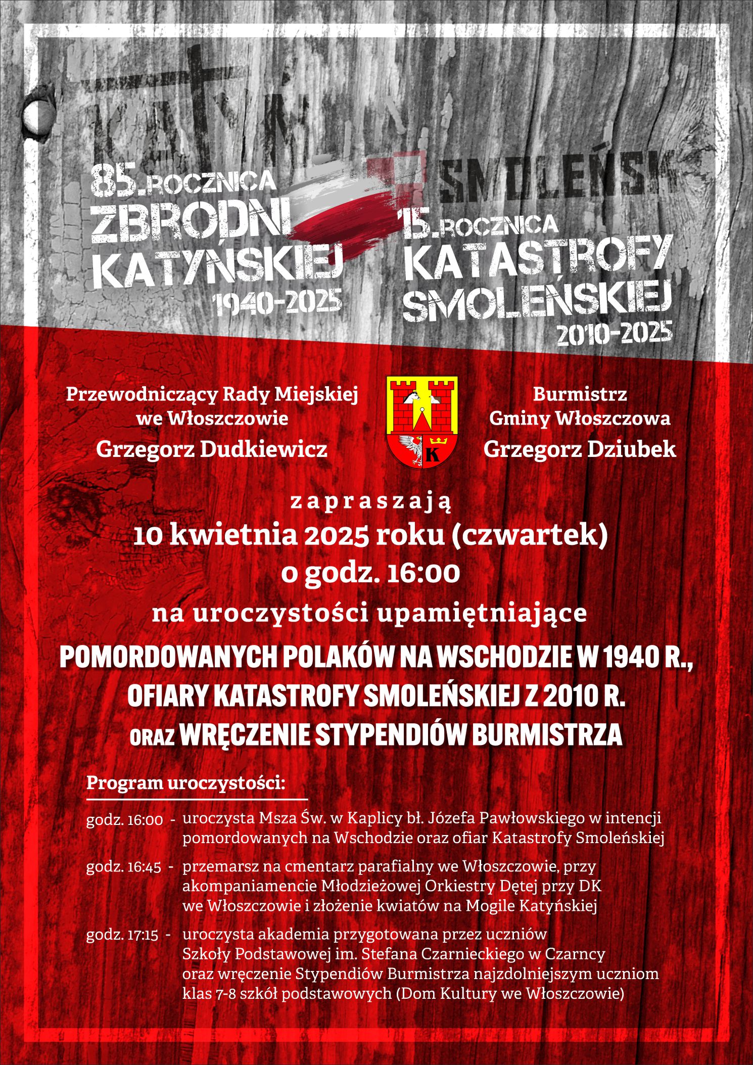 plakat_rocznice_zbrodni_katynskiej_2025_gmina_wloszczowa