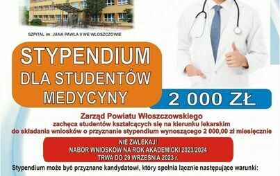 Zdjęcie do Stypendia dla przyszłych lekarzy. Nab&oacute;r wniosk&oacute;w