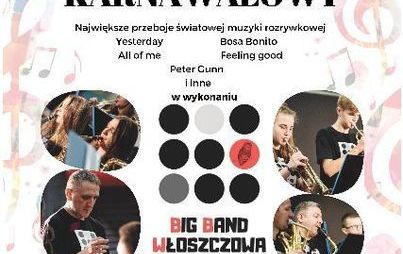Zdjęcie do Koncert karnawałowy. Włoszczowski zesp&oacute;ł Big Band zagra w Domu Kultury w Kurzelowie. Wstęp wolny 