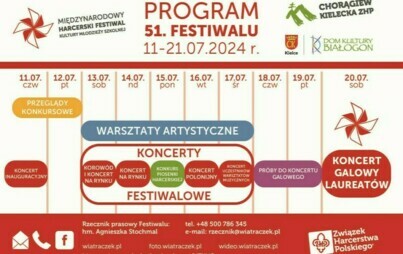 Zdjęcie do  51. Harcerski Festiwal Kultury Młodzieży Szkolnej.