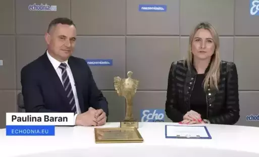 Zdjęcie do  Co dalej z szybkimi pociągami? O tych i innych tematach m&oacute;wił w programie "Gość Dnia" burmistrz Grzegorz Dziubek