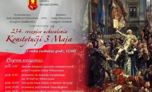 Zdjęcie do Obchody 3 Maja we Włoszczowie 2025 - co w programie?