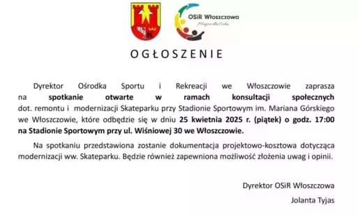 Zdjęcie do Remont i modernizacja Skateparku. Zaproszenie na konsultacje