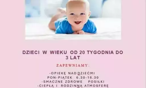 Zdjęcie do Samorządowy Żłobek we Włoszczowie ogłasza nab&oacute;r do plac&oacute;wek w mieście przy u. R&oacute;żanej oraz Łachowa. Termin składania dokument&oacute;w 5 -16 maja