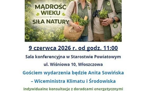 Obrazek z napisem Kampania edukacji ekologicznej EKO Senior