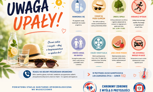 Zdjęcie do Nadchodzą upały &ndash; zadbaj o swoje bezpieczeństwo!