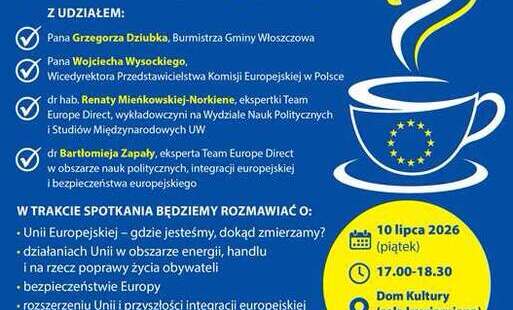 Zdjęcie do Podwieczorek z Europą - 10 lipca 2026