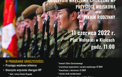 Zdjęcie do Obchody święta Świętokrzyskiej Brygady WOT 